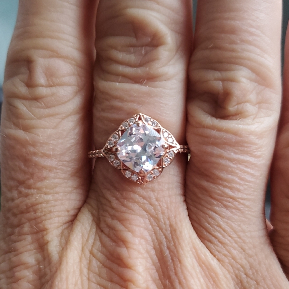 ROSE GOLD STERLING RING